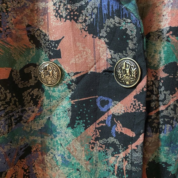 Cool funky vintage blazer, size M /L - Picture 2 of 5